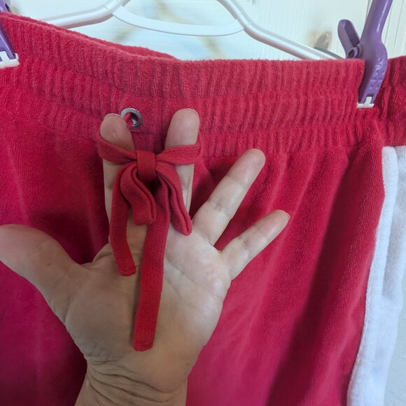 Juicy Couture Shorts & Top SET | Pink White | Vintage | L | ICONIC | EUC - Picture 11 of 15